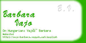 barbara vajo business card